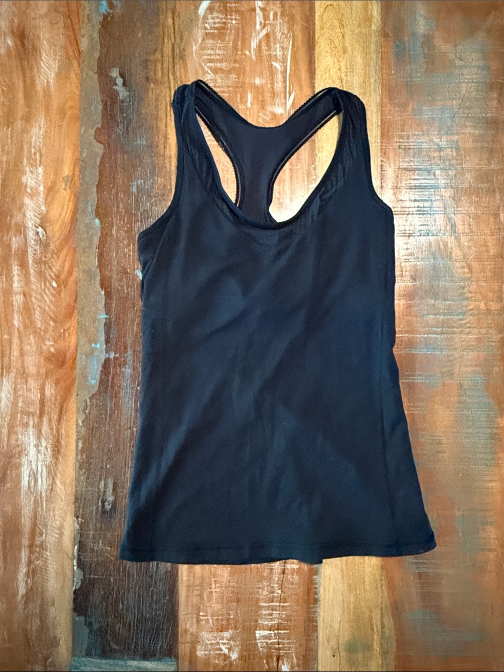 Lululemon Black Racerback Tank Top - Women (built-in bra)